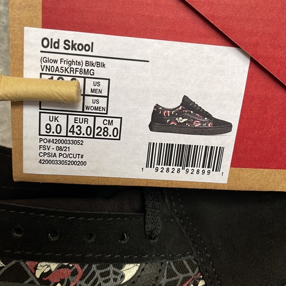 Vans Old Skool Glow Frights Black/Black WMNS - Picture 16 of 16